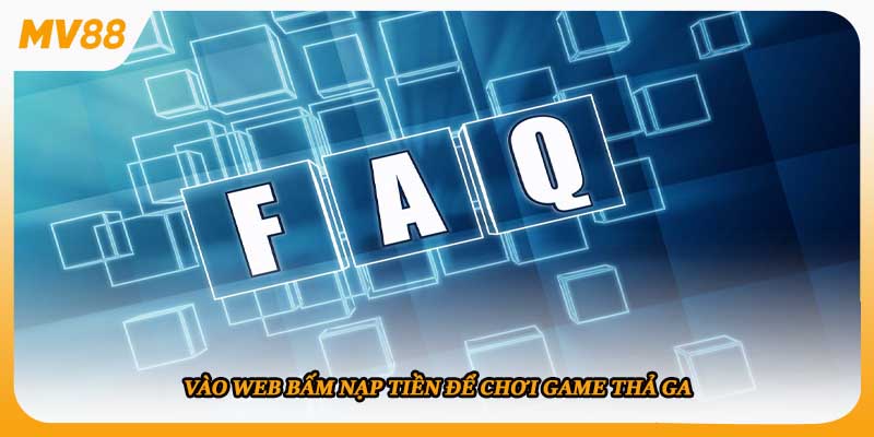 Vào web bấm nạp tiền để chơi game thả ga